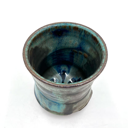 Rusty Blue Green Cup